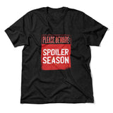 Spoiler Alert Men/Unisex T-Shirt in Heather Black color
