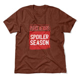 Spoiler Alert Men/Unisex T-Shirt in Heather Clay color