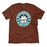 Starpugs Coffee Men/Unisex T-Shirt in Heather Clay color