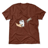 Creation Of Adam - Toilet Paper Men/Unisex T-Shirt in Heather Clay color