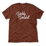 Diddy Doodat Men/Unisex T-Shirt in Heather Clay color