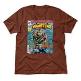 Comic Cover - Hamsters Men/Unisex T-Shirt in Heather Clay color