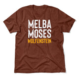 Melba Moses Wolfenstein Men/Unisex T-Shirt in Heather Clay color