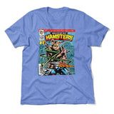 Comic Cover - Hamsters Men/Unisex T-Shirt in Heather Columbia Blue color