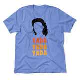 Yada-yada-yada Men/Unisex T-Shirt in Heather Columbia Blue color