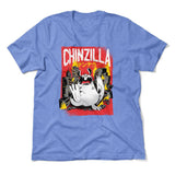 Chinzilla Monster Men/Unisex T-Shirt in Heather Columbia Blue color