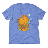 Baby Gouda Men/Unisex T-Shirt in Heather Columbia Blue color