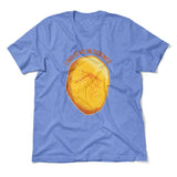 I Believe In Science Men/Unisex T-Shirt in Heather Columbia Blue color