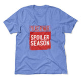 Spoiler Alert Men/Unisex T-Shirt in Heather Columbia Blue color