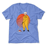 Kill Bill Mrs.santa Men/Unisex T-Shirt in Heather Columbia Blue color