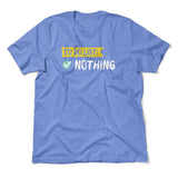 To Do List, Nothing Men/Unisex T-Shirt in Heather Columbia Blue color