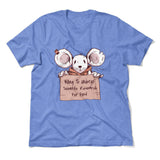 Willing To Undergo Scientific Research For Food Men/Unisex T-Shirt in Heather Columbia Blue color