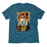 Cat Wars - The Vet Strikes Again Men/Unisex T-Shirt in Heather Deep Teal color
