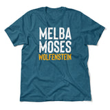 Melba Moses Wolfenstein Men/Unisex T-Shirt in Heather Deep Teal color