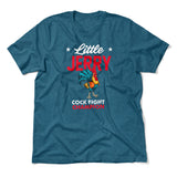 Little Jerry Men/Unisex T-Shirt in Heather Deep Teal color