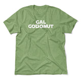 Gal Godonut Men/Unisex T-Shirt in Heather Green color