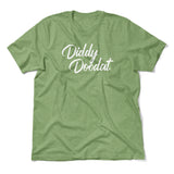 Diddy Doodat Men/Unisex T-Shirt in Heather Green color