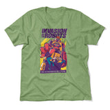 Invasion Of The Robots Men/Unisex T-Shirt in Heather Green color