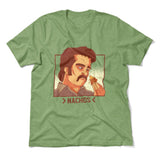 Nachos Drug Lord Men/Unisex T-Shirt in Heather Green color