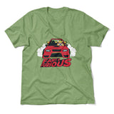 Fart And Furious Men/Unisex T-Shirt in Heather Green color