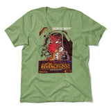 Cat Wars - Revenge Of The Dog Men/Unisex T-Shirt in Heather Green color