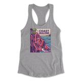 Coast Malone Womens Racerback Tank in Heather Grey color