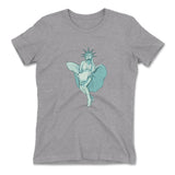 Statue Of Liberty Marilyn Monroe Womens T-Shirt