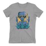 Alien Joint Womens T-Shirt in Heather Grey color