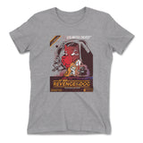 Cat Wars - Revenge Of The Dog Womens T-Shirt in Heather Grey color