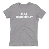 Gal Godonut Womens T-Shirt in Heather Grey color