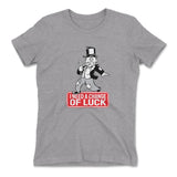 Change Luck Monopoly Parody Womens T-Shirt in Heather Grey color