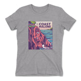 Coast Malone Womens T-Shirt in Heather Grey color