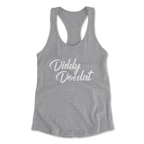 Diddy Doodat Womens Racerback Tank in Heather Grey color