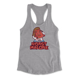 Roast Malone Womens Racerback Tank in Heather Grey color