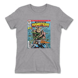 Comic Cover - Hamsters Womens T-Shirt in Heather Grey color