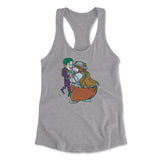 Iam Bearman Womens Racerback Tank in Heather Grey color