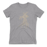 Processor Design Womens T-Shirt in Heather Grey color