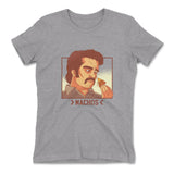 Nachos Drug Lord Womens T-Shirt in Heather Grey color