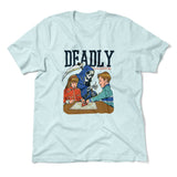Deadly Games Men/Unisex T-Shirt in Heather Ice Blue color