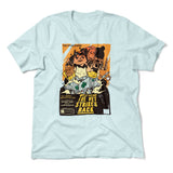Cat Wars - The Vet Strikes Again Men/Unisex T-Shirt in Heather Ice Blue color