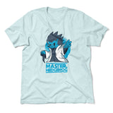 Master Hedgehog Men/Unisex T-Shirt in Heather Ice Blue color