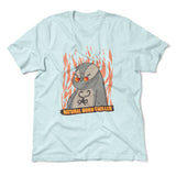 Natural Born Chiller Men/Unisex T-Shirt in Heather Ice Blue color
