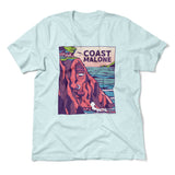 Coast Malone Men/Unisex T-Shirt in Heather Ice Blue color