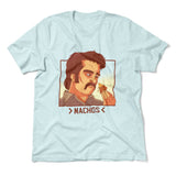 Nachos Drug Lord Men/Unisex T-Shirt in Heather Ice Blue color