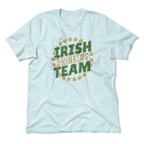 Irish Drinking Team Men/Unisex T-Shirt in Heather Ice Blue color