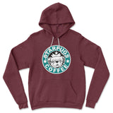 Starpugs Coffee Hoodie in Heather Maroon color