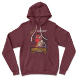 Cat Wars - Revenge Of The Dog Hoodie in Heather Maroon color