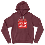 Spoiler Alert Hoodie in Heather Maroon color