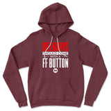 Weekdays Should Come With A Ff Button Hoodie in Heather Maroon color