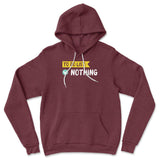 To Do List, Nothing Hoodie in Heather Maroon color